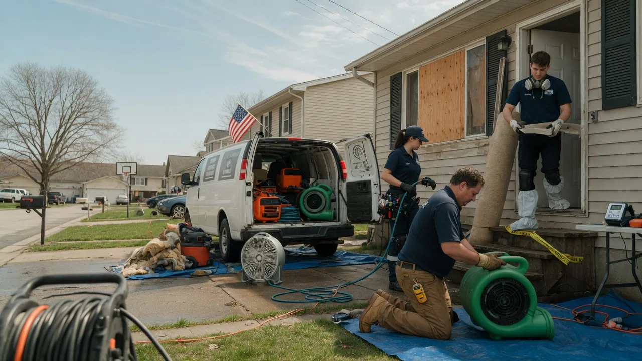 Water Damage Restoration in Pierceville, KS near me